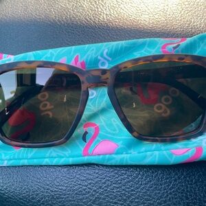 Goodr Sunglasses - brown tortoise.